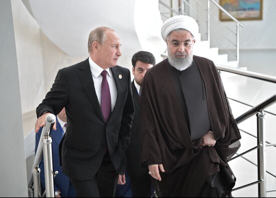 President Vladimir Putin attends Fifth Caspian Summit in Aktau, Kazakhstan