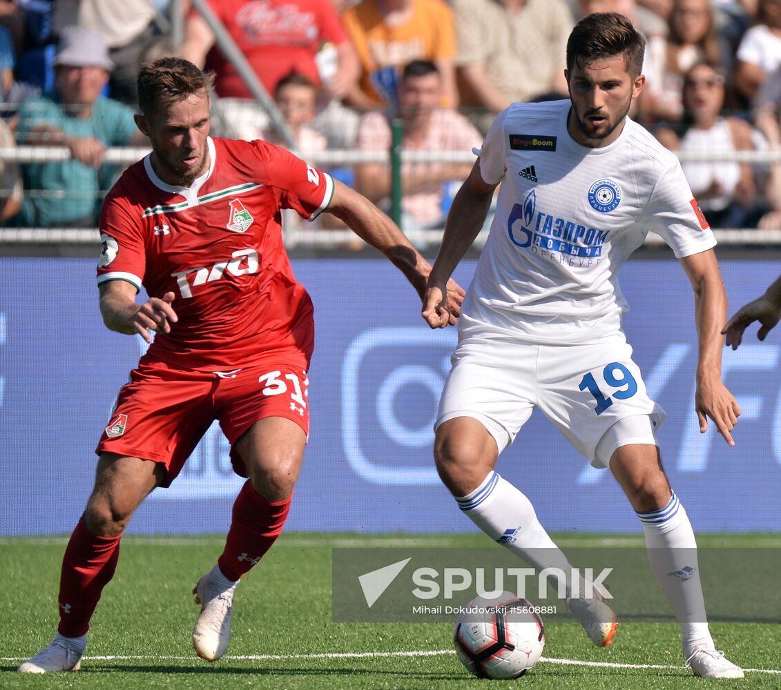 Football. Russian Premier League. Orenburg vs. Lokomotiv