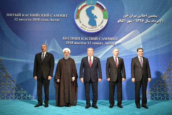 President Vladimir Putin attends Fifth Caspian Summit in Aktau, Kazakhstan