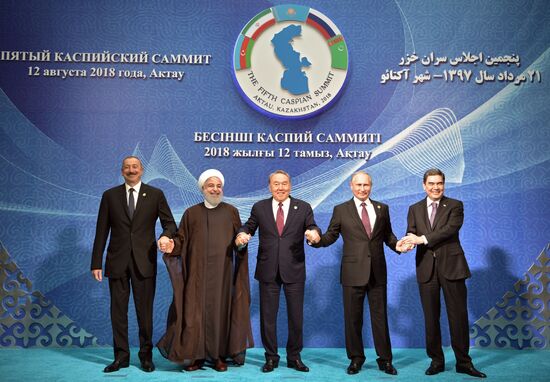 President Vladimir Putin attends Fifth Caspian Summit in Aktau, Kazakhstan