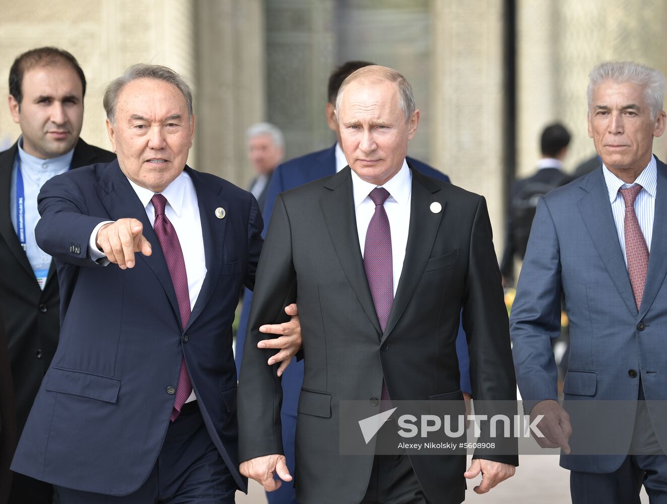 President Vladimir Putin attends Fifth Caspian Summit in Aktau, Kazakhstan