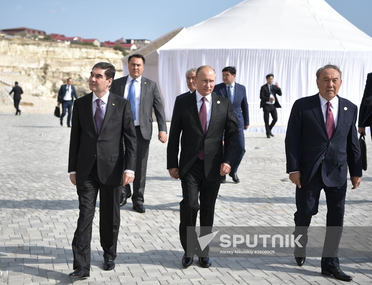 President Vladimir Putin attends Fifth Caspian Summit in Aktau, Kazakhstan