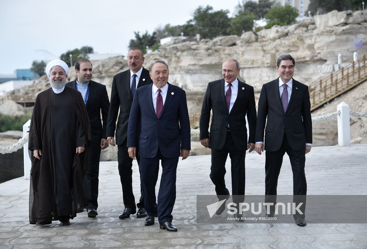 President Vladimir Putin attends Fifth Caspian Summit in Aktau, Kazakhstan