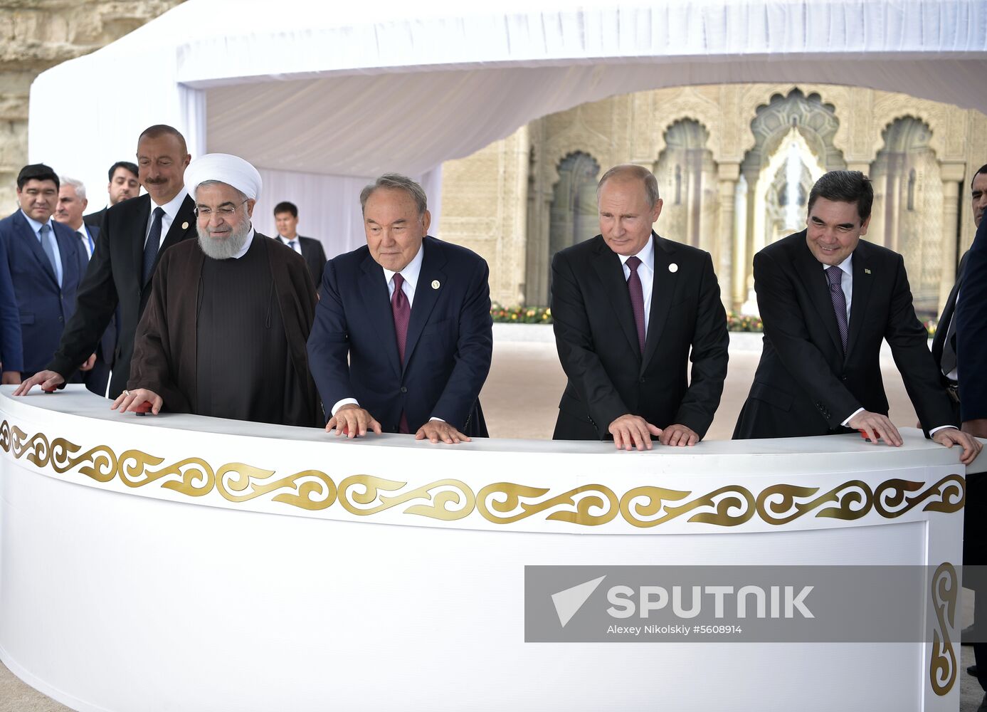 President Vladimir Putin attends Fifth Caspian Summit in Aktau, Kazakhstan