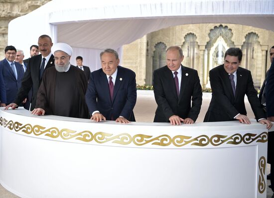 President Vladimir Putin attends Fifth Caspian Summit in Aktau, Kazakhstan