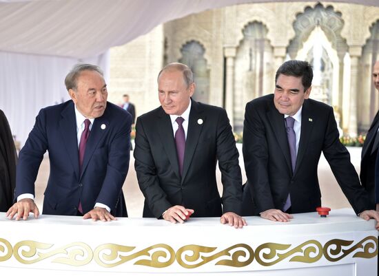 President Vladimir Putin attends Fifth Caspian Summit in Aktau, Kazakhstan