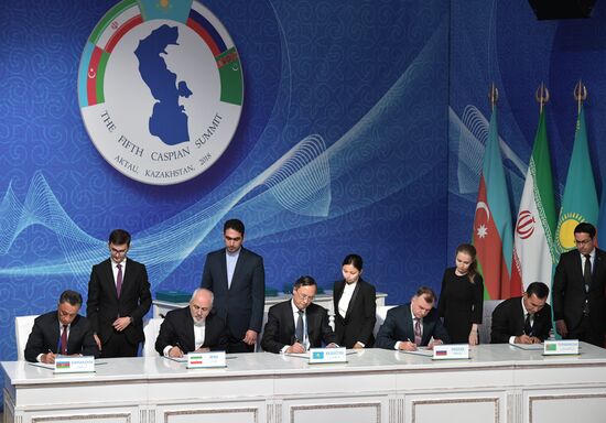 President Vladimir Putin attends Fifth Caspian Summit in Aktau, Kazakhstan
