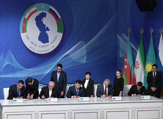 President Vladimir Putin attends Fifth Caspian Summit in Aktau, Kazakhstan
