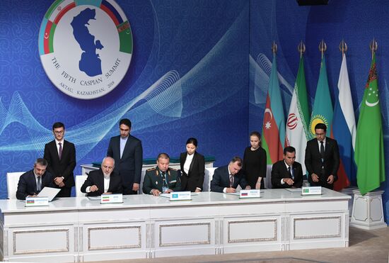 President Vladimir Putin attends Fifth Caspian Summit in Aktau, Kazakhstan