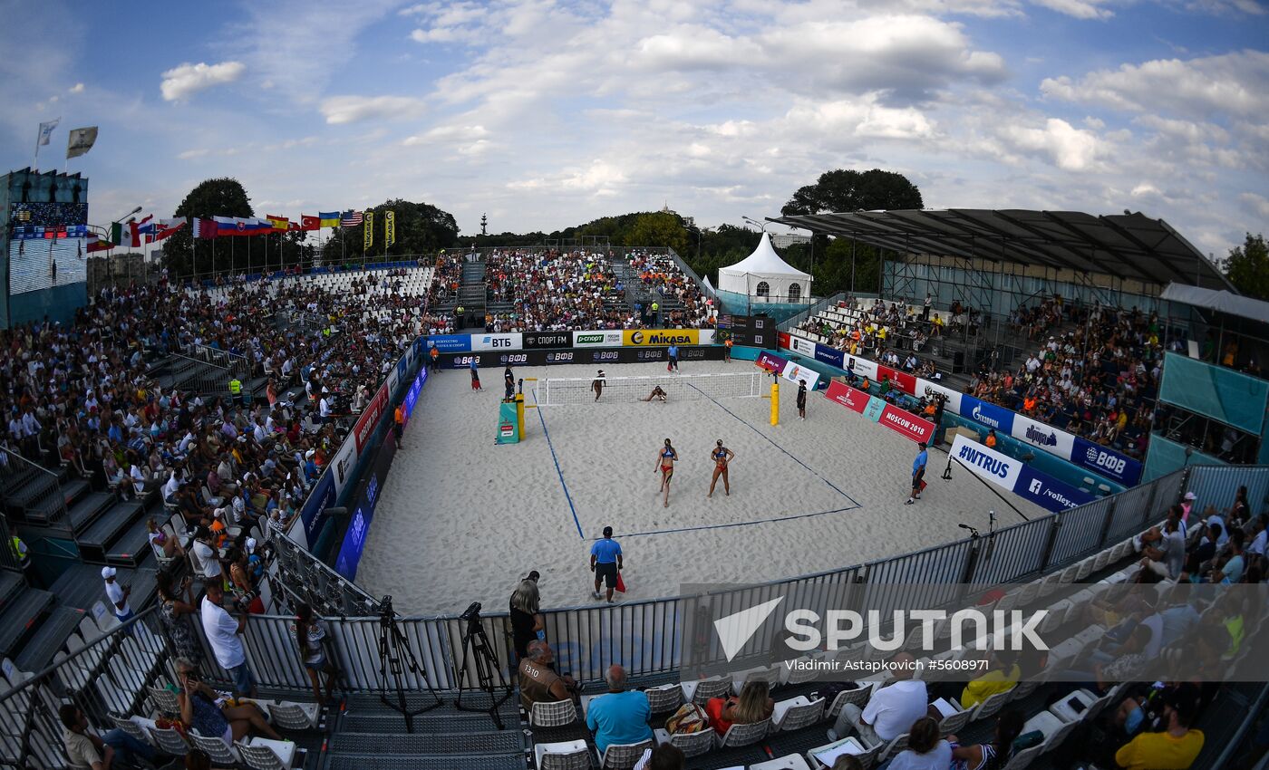 FIVB Beach Volleyball World Tour Moscow. Finals