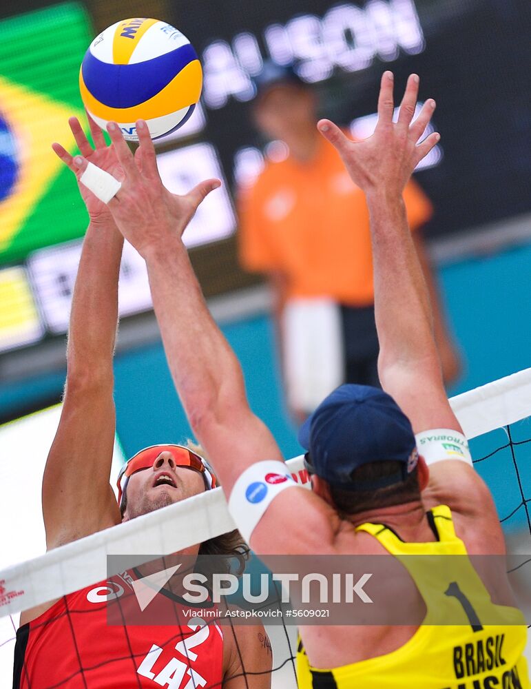 FIVB Beach Volleyball World Tour Moscow. Finals