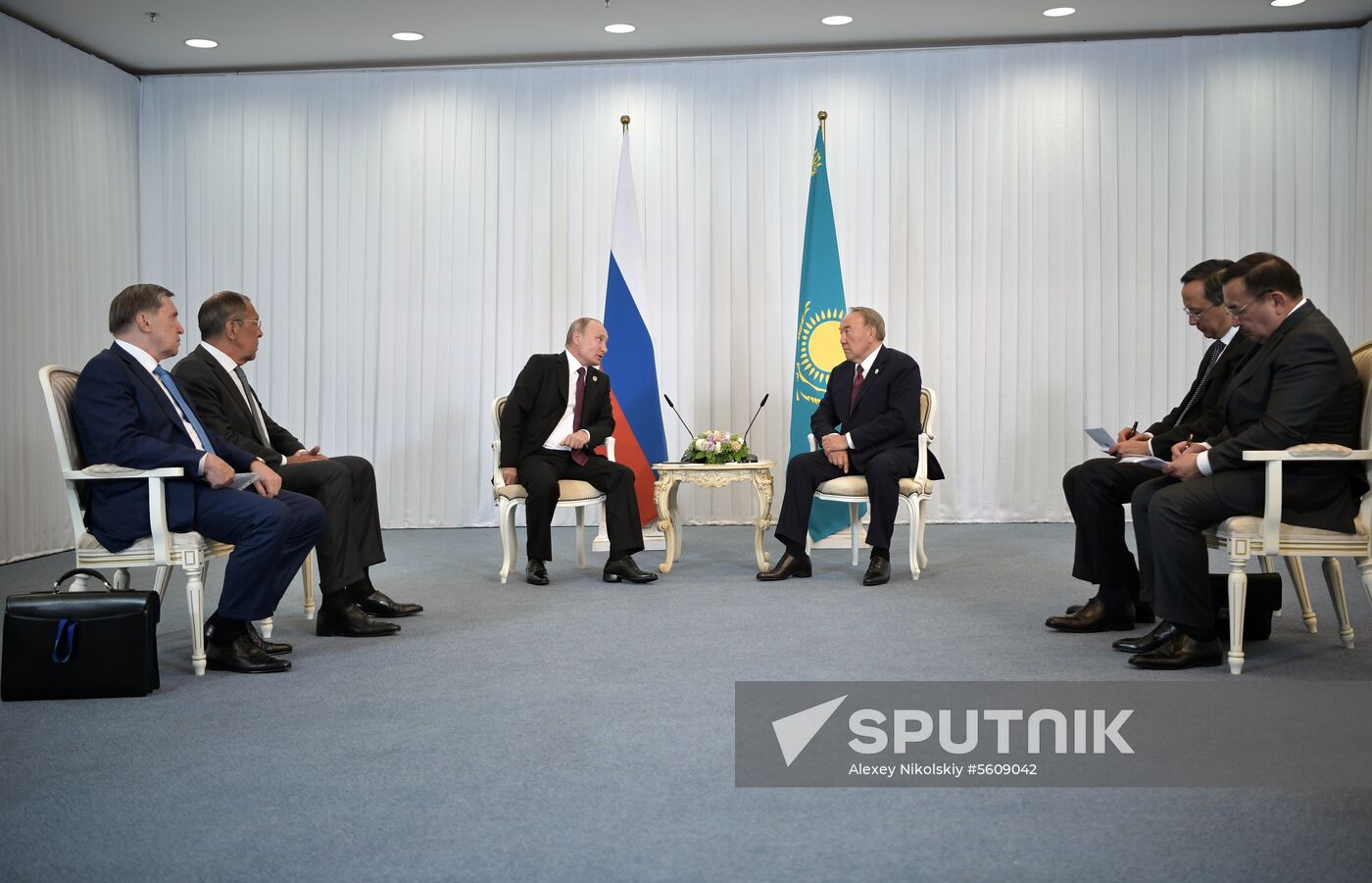 President Vladimir Putin attends Fifth Caspian Summit in Aktau, Kazakhstan