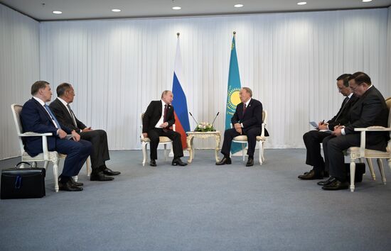 President Vladimir Putin attends Fifth Caspian Summit in Aktau, Kazakhstan
