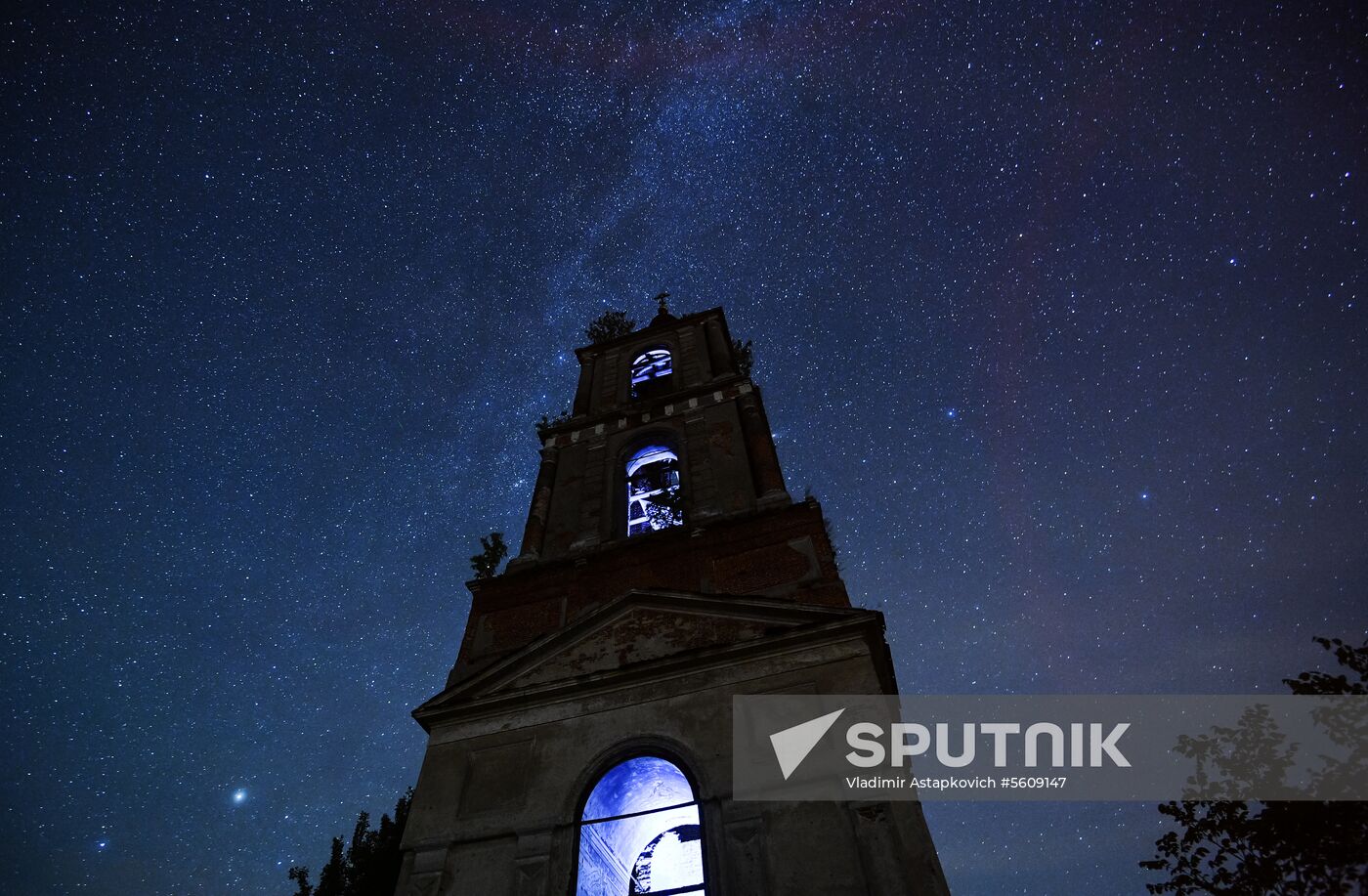 Starry sky in Crimea