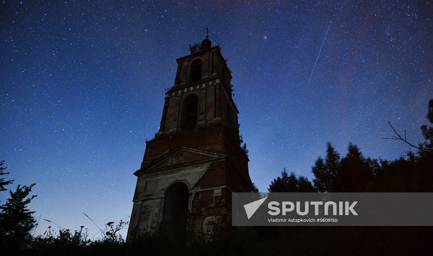 Starry sky in Crimea