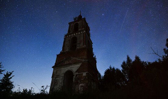 Starry sky in Crimea