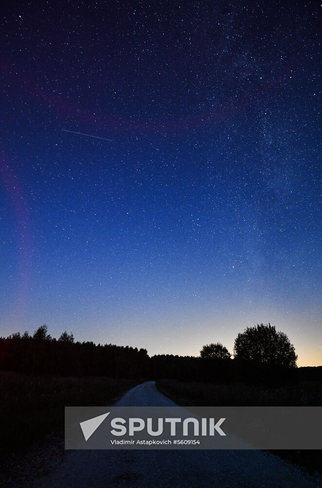 Starry sky in Crimea
