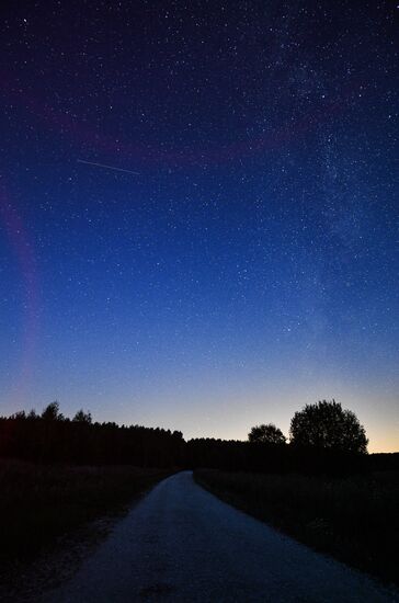 Starry sky in Crimea
