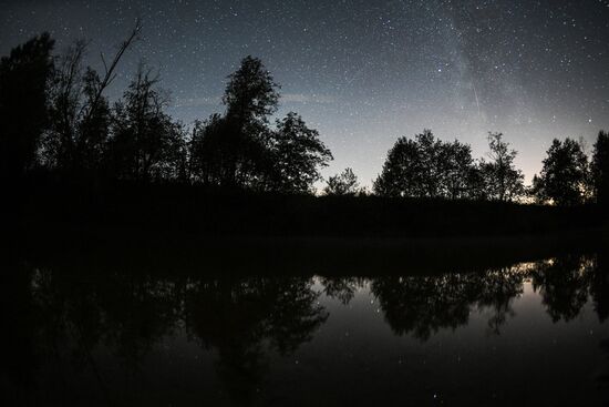 Starry sky in Crimea