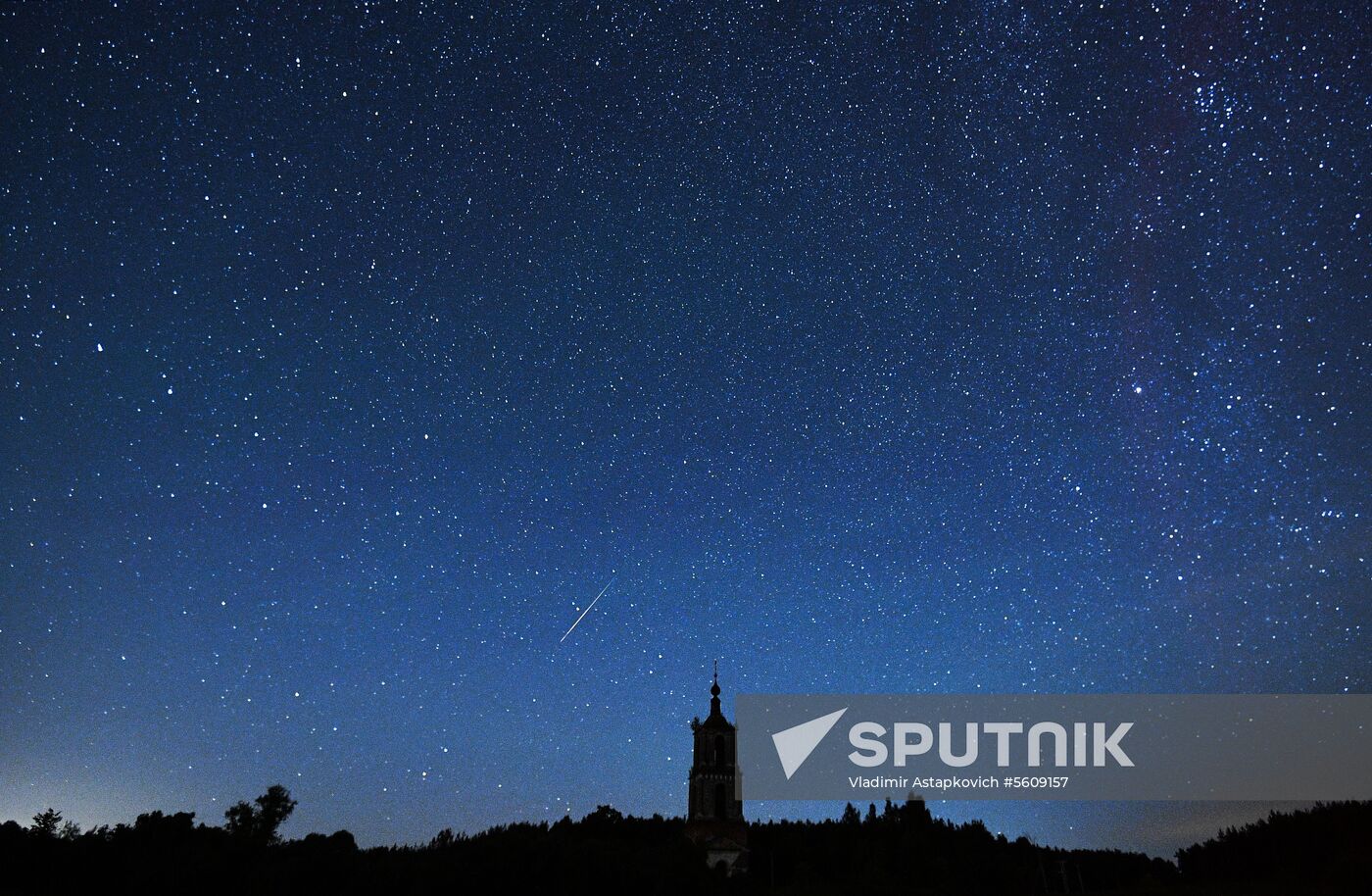 Starry sky in Crimea
