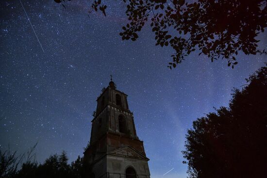 Starry sky in Crimea
