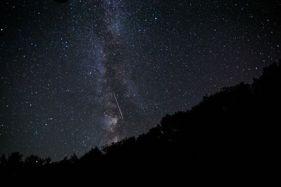 Starry sky in Crimea