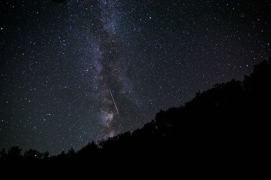 Starry sky in Crimea