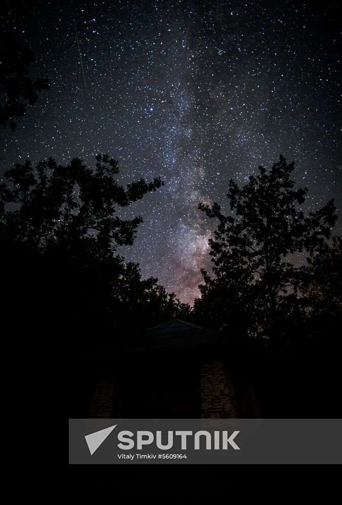 Starry sky in Crimea