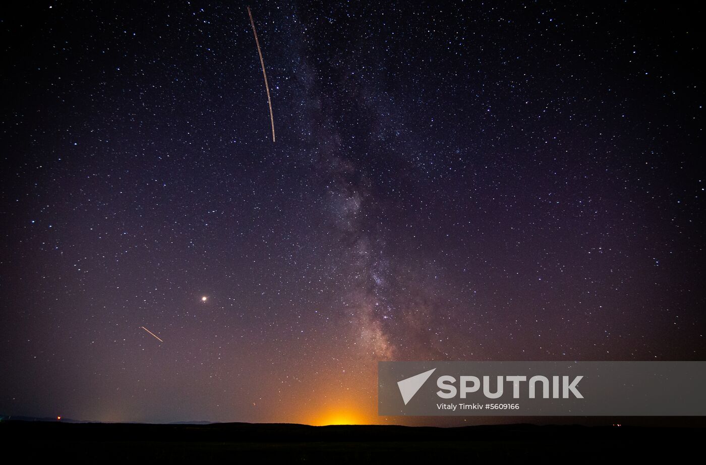 Starry sky in Crimea