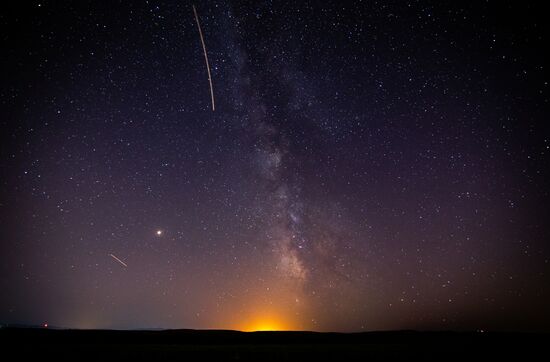Starry sky in Crimea