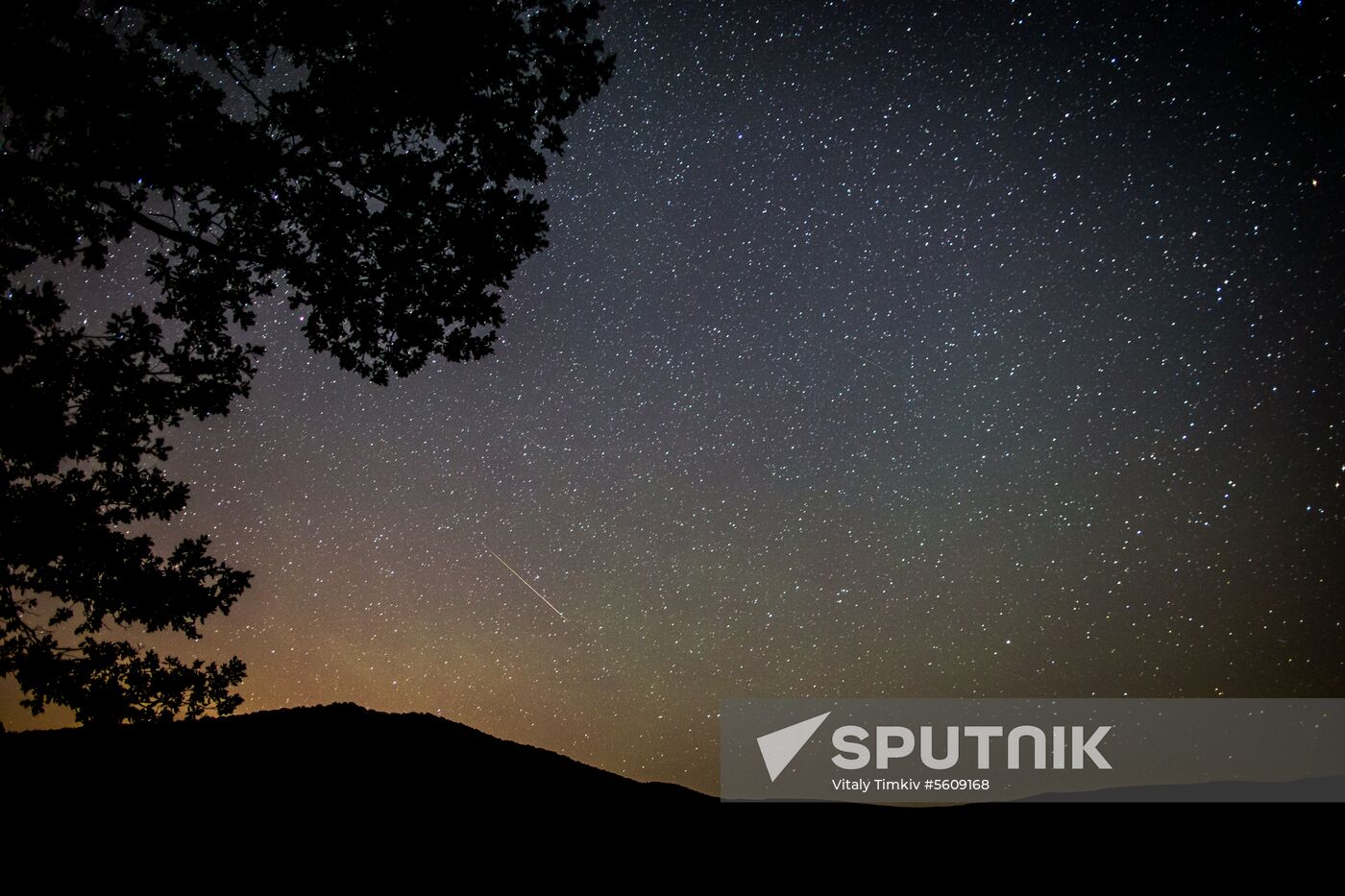 Starry sky in Crimea