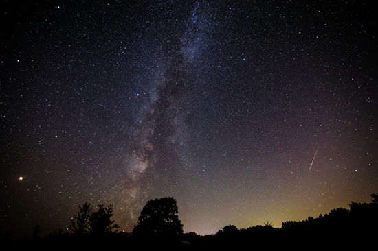 Starry sky in Crimea