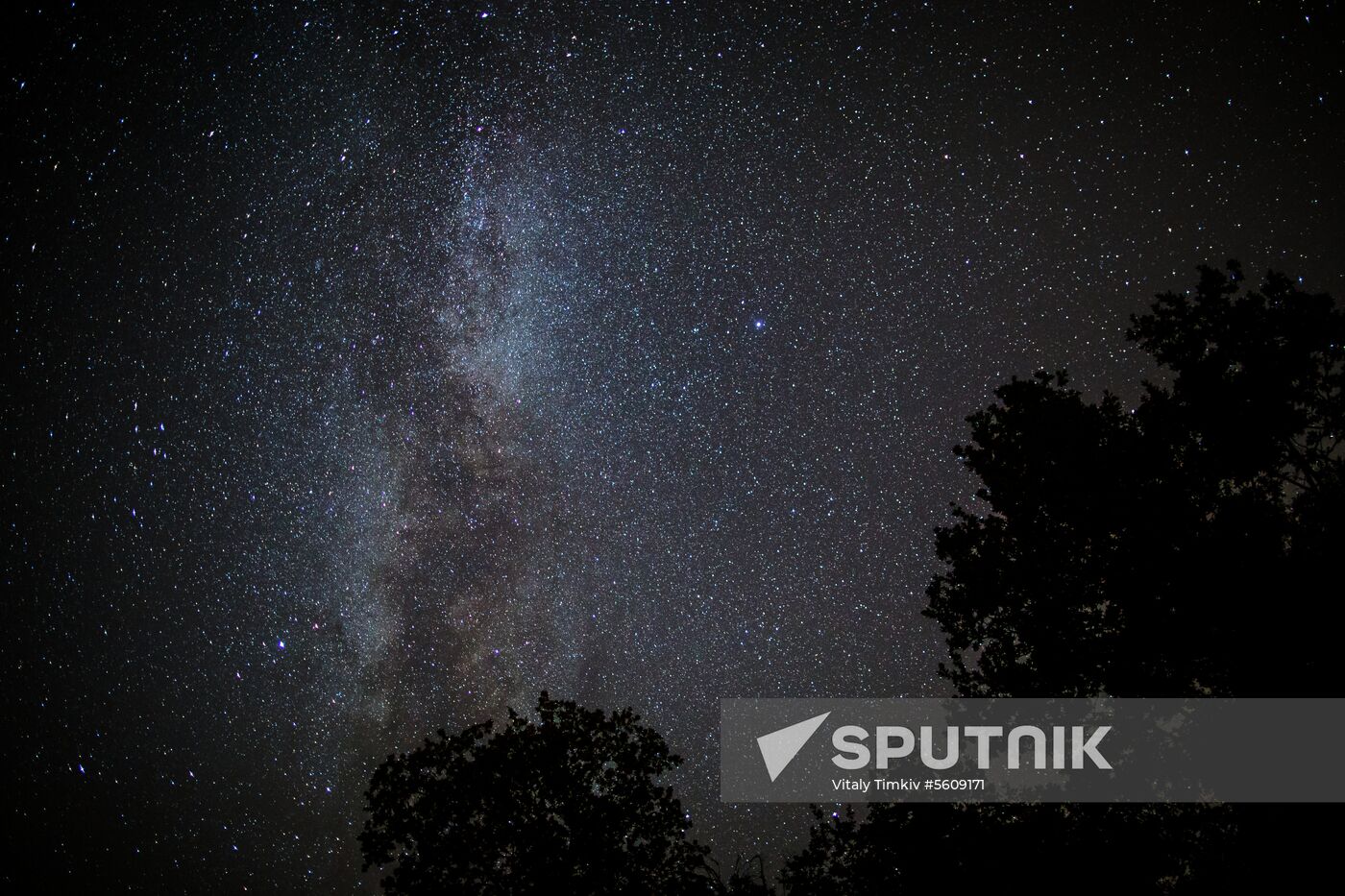 Starry sky in Crimea