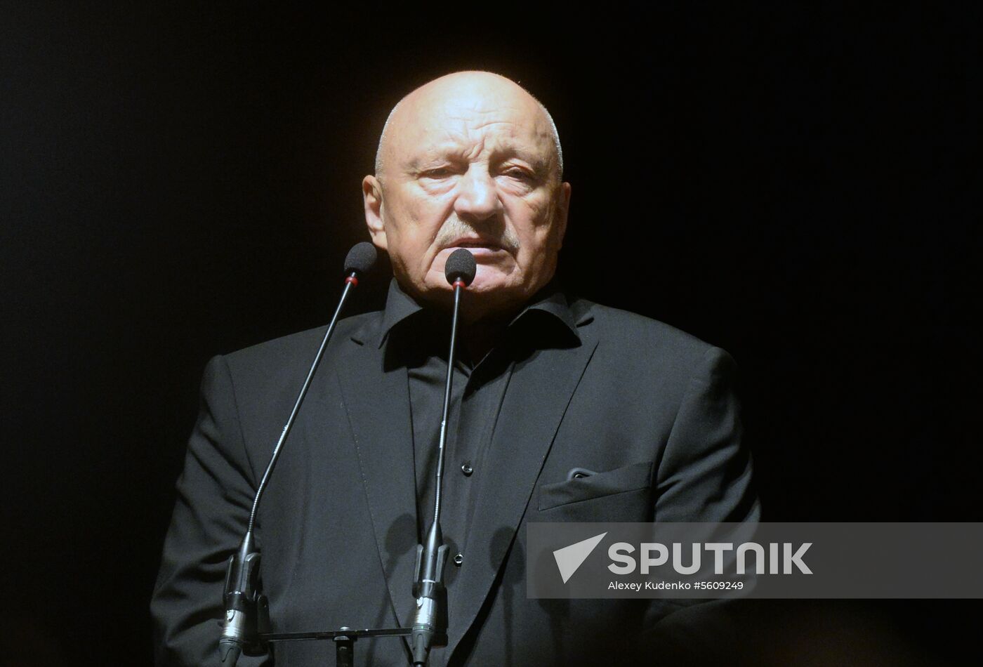 Farewell ceremony for theater director Dmitry Brusnikin