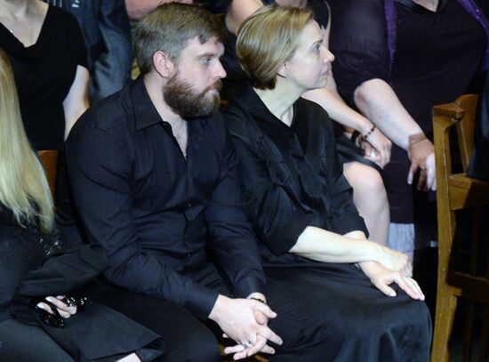 Farewell ceremony for theater director Dmitry Brusnikin