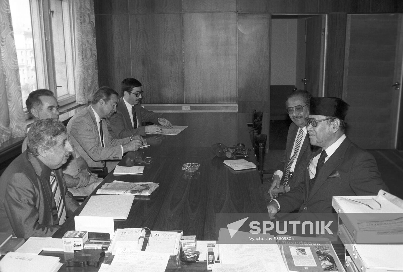 Delegation of Indonesia on visit to USSR
