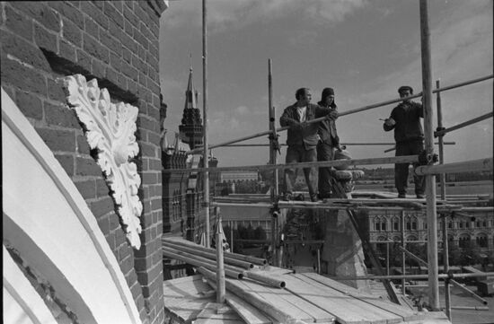 Renovation works at the Kremlin