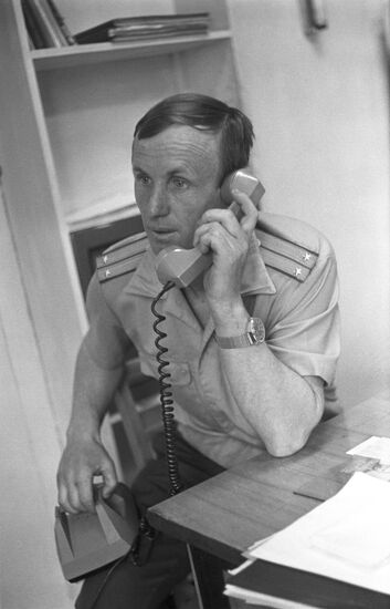 Head of police station I.Prudnikov