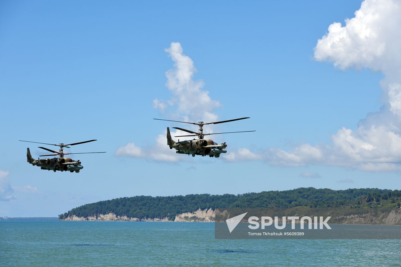 Combat exercises held at Russian military base in Abkhazia