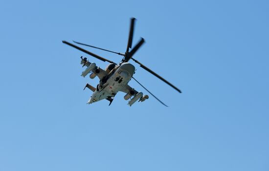 Combat exercises held at Russian military base in Abkhazia