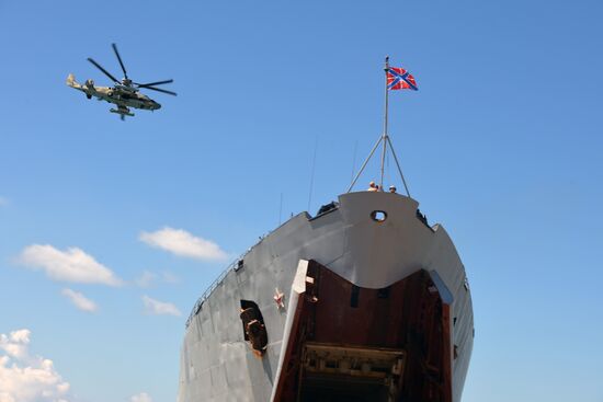 Combat exercises held at Russian military base in Abkhazia
