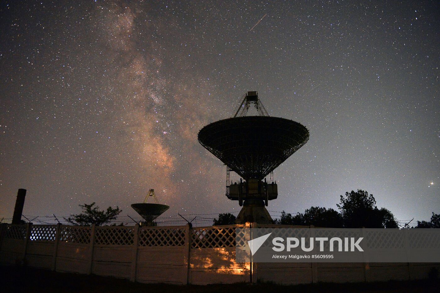 Starry sky in Crimea