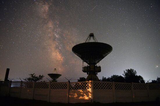 Starry sky in Crimea