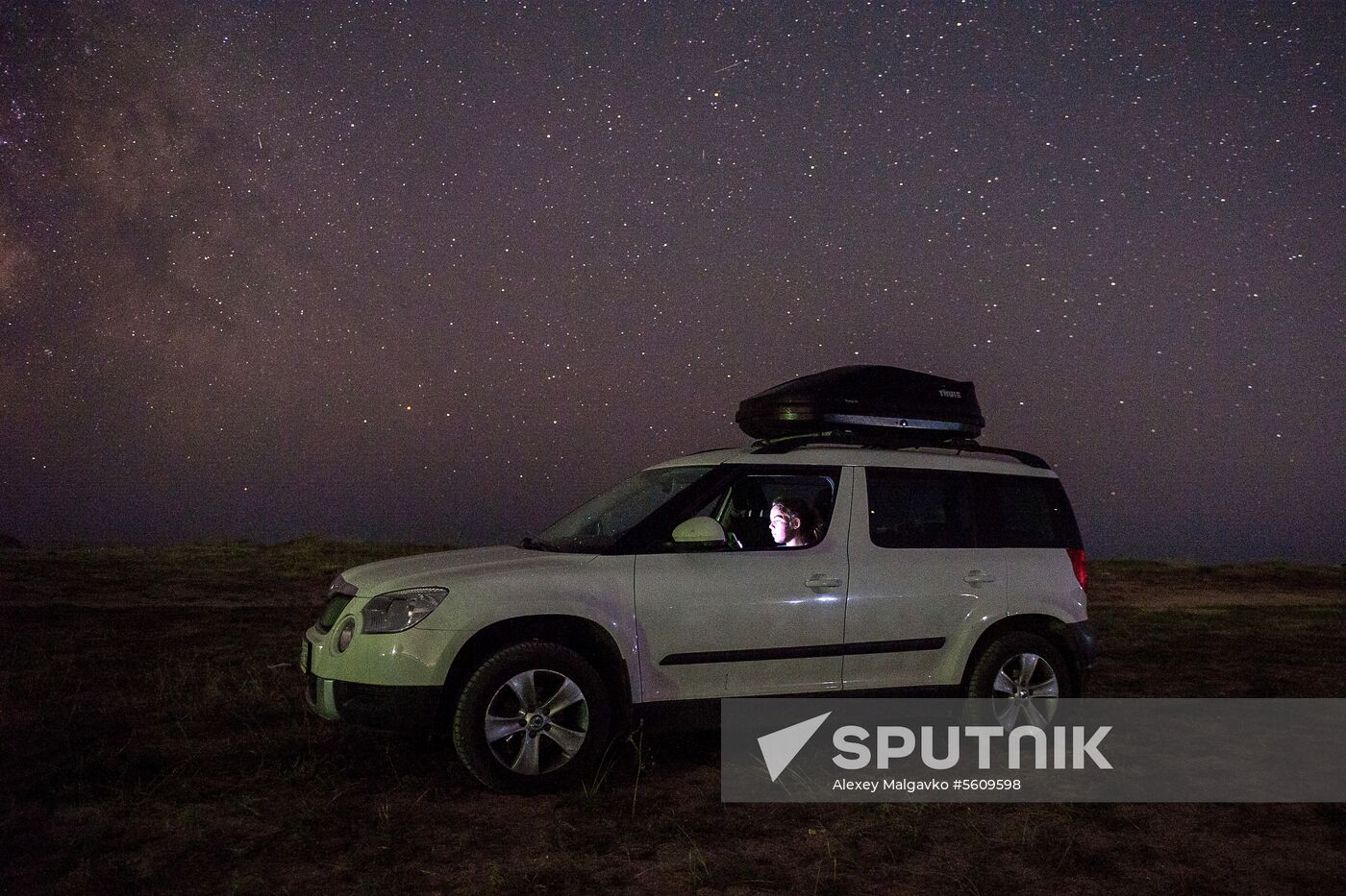 Starry sky in Crimea