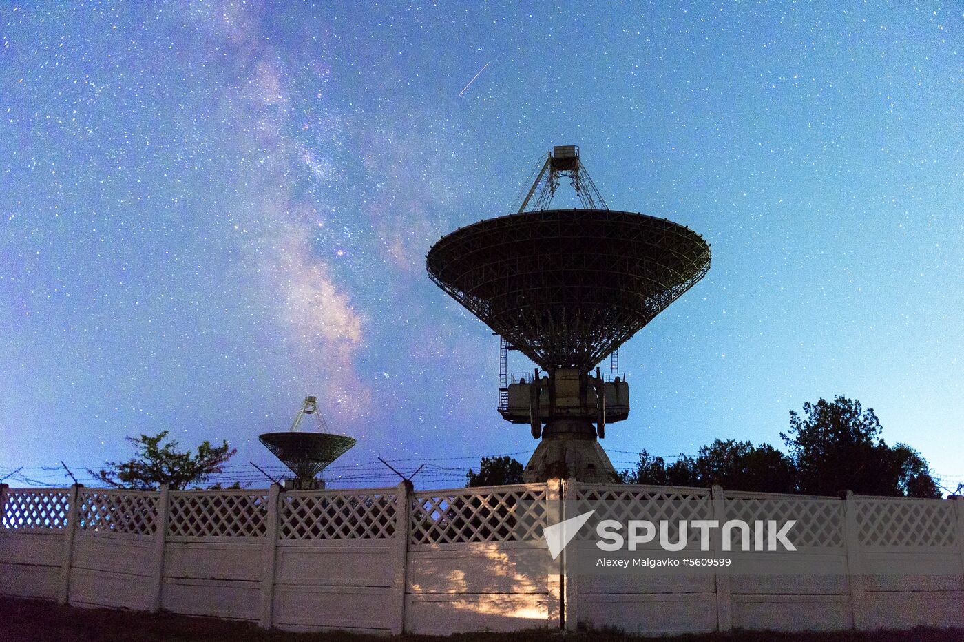 Starry sky in Crimea