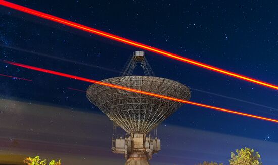 Starry sky in Crimea