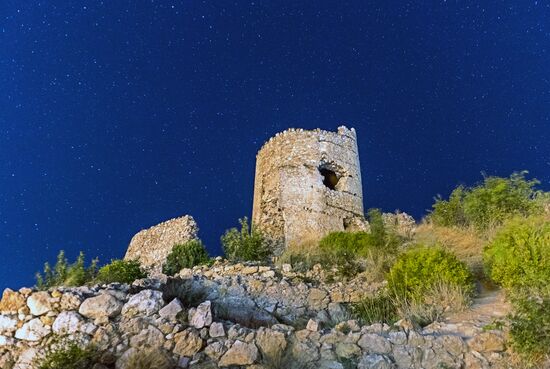 Starry sky in Crimea
