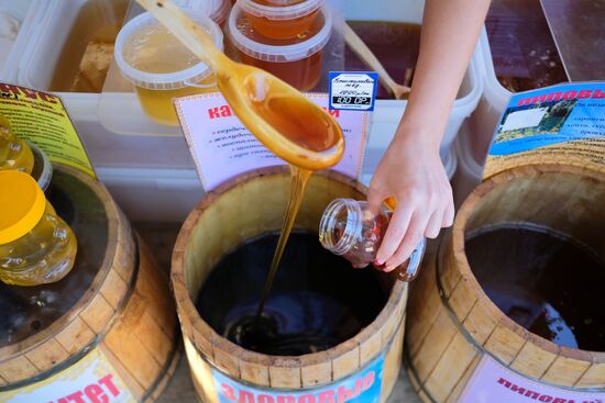 Honey market in Krasnodar Territory