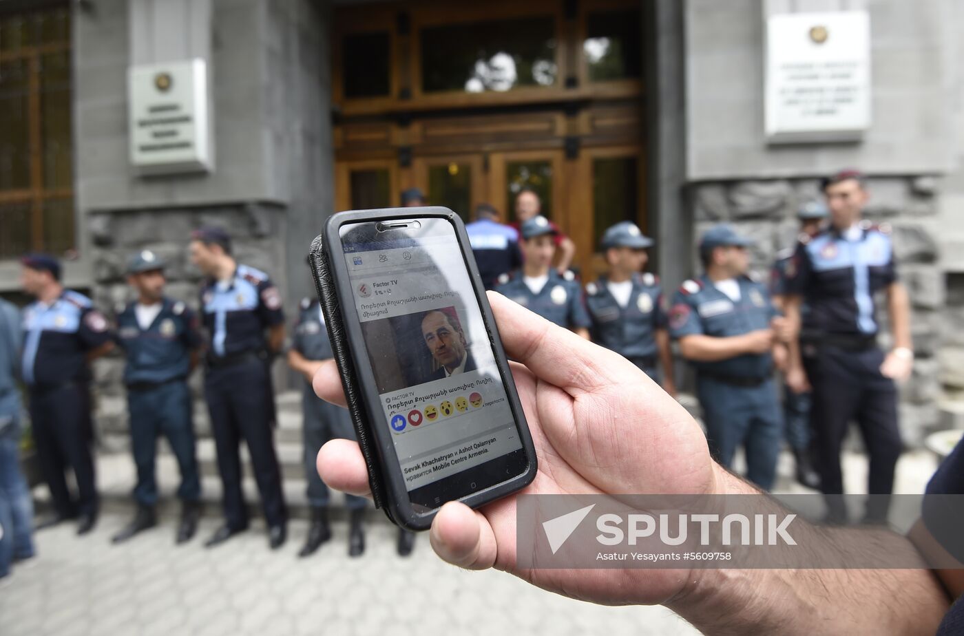 Protests against release of former Armenian President Robert Kocharyan