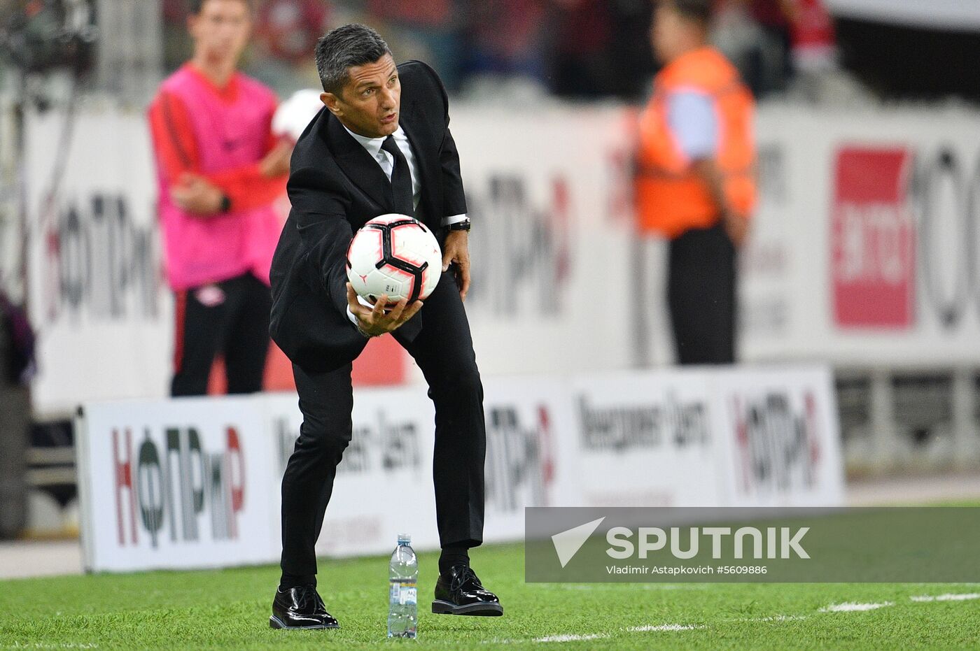 Football. UEFA Champions League. Spartak vs. PAOK